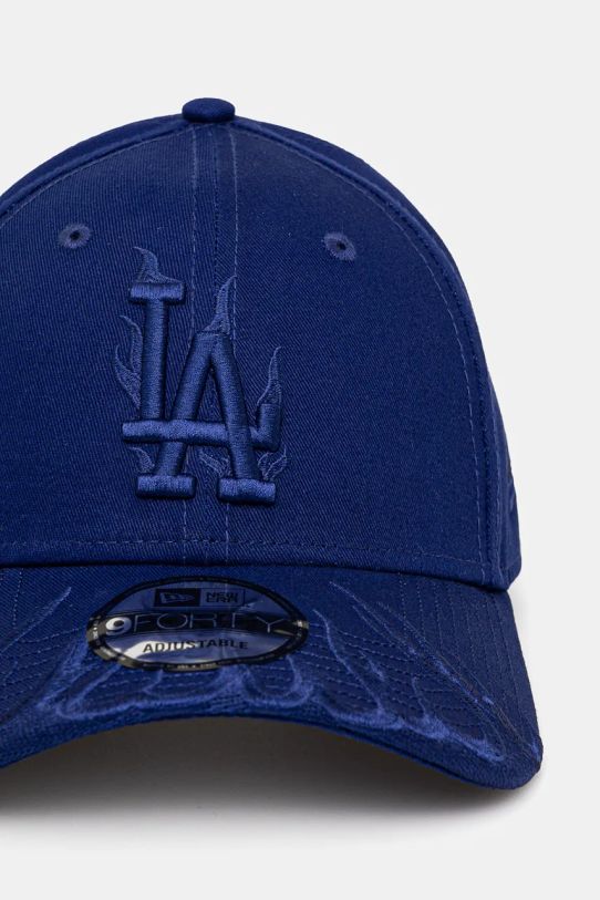 Akcesoria New Era czapka z daszkiem LOS ANGELES DODGERS 60565333 niebieski