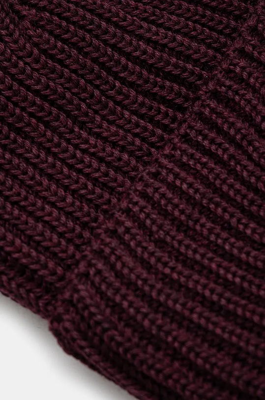 Vlněná čepice C.P. Company Extra Fine Merino Wool Goggle Beanie 17CMAC272A005509A fialová AW24