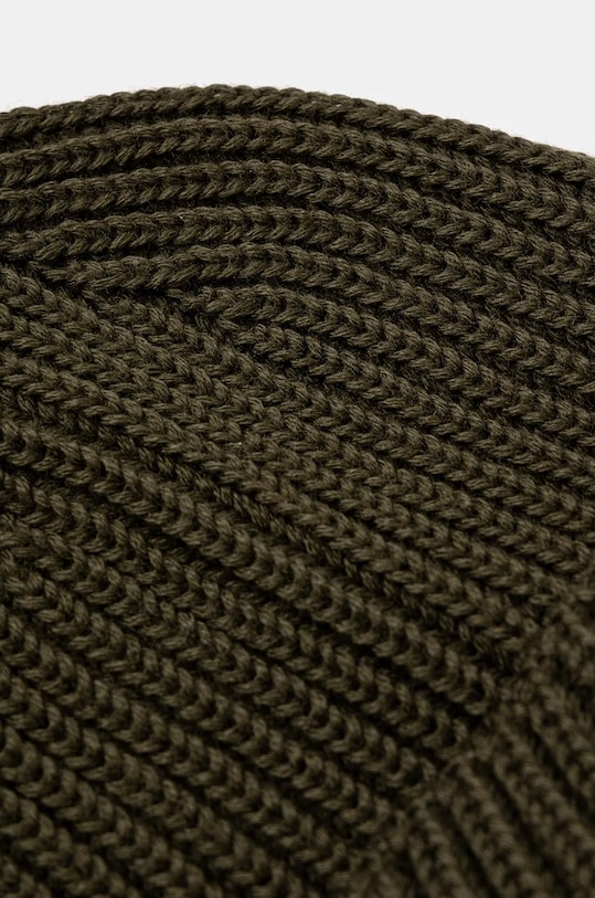Vlněná čepice C.P. Company Extra Fine Merino Wool Goggle Beanie 17CMAC272A005509A zelená AW24