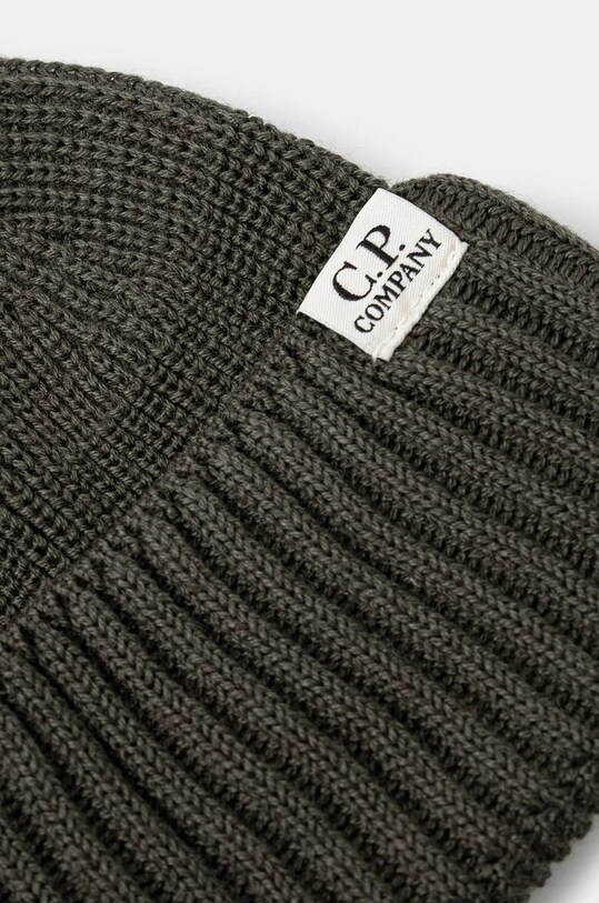 Шапка C.P. Company Knit Cap In Re-Wool 17CMAC293A006595A коричневий AW24