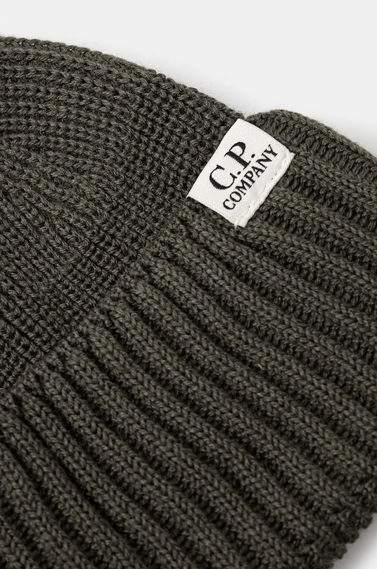 Čepice C.P. Company Knit Cap In Re-Wool 17CMAC293A006595A hnědá AW24