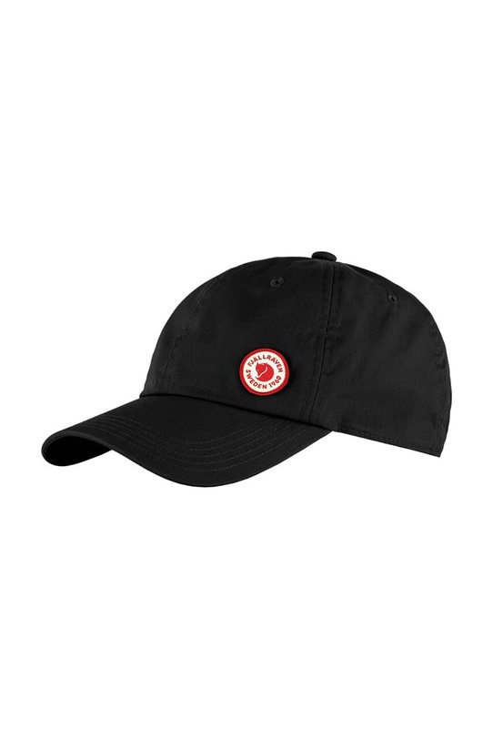 Kapa sa šiltom Fjallraven Fjällräven Logo Cap natpis crna F13100181.550