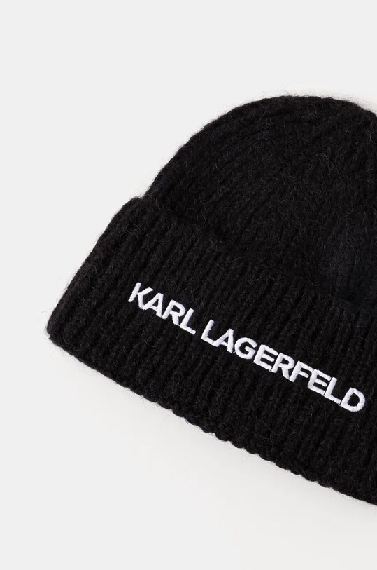 Аксесуари Вовняна шапка Karl Lagerfeld 246W3411 чорний