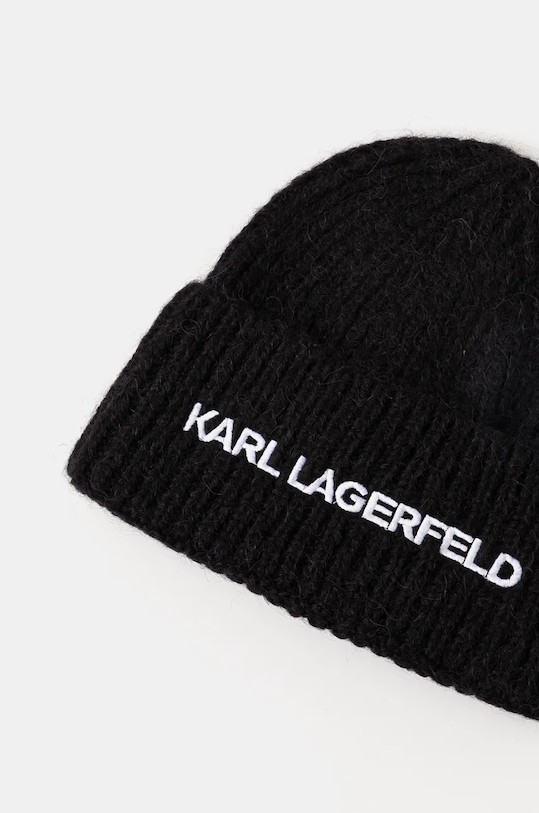 Accesorii Karl Lagerfeld caciula de lana 246W3411 negru