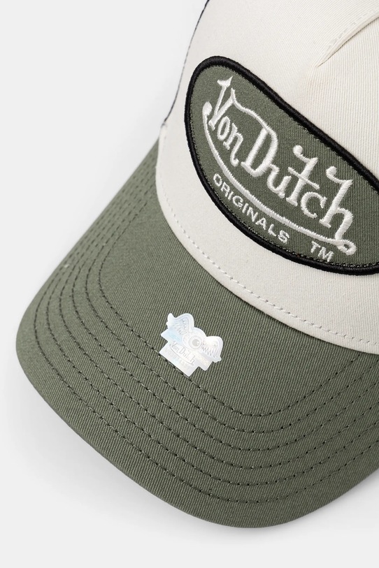 Von Dutch berretto da baseball TRUCKER BOSTON 7030775 verde AW24