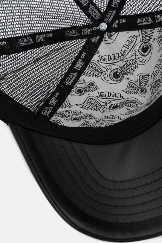 Von Dutch șapcă TRUCKER NEWARK negru 7030825