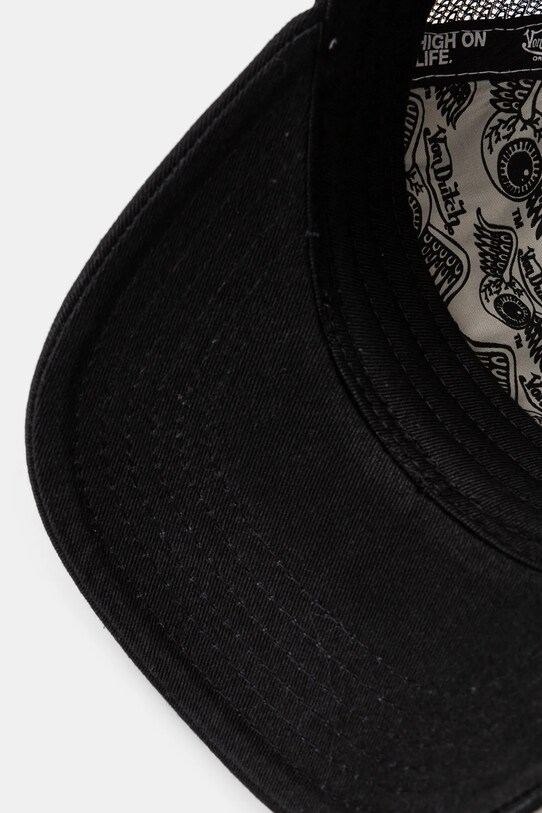 Von Dutch czapka z daszkiem TRUCKER RIVERSIDE czarny 7030803