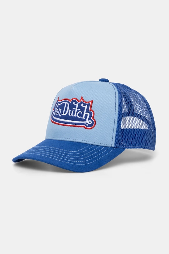 Von Dutch șapcă TRUCKER ROCKFORD cu modele albastru 7030806