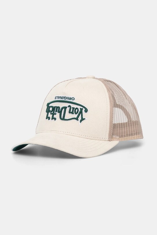 Von Dutch czapka z daszkiem TRUCKER SOHO pozostałe beżowy 7030811