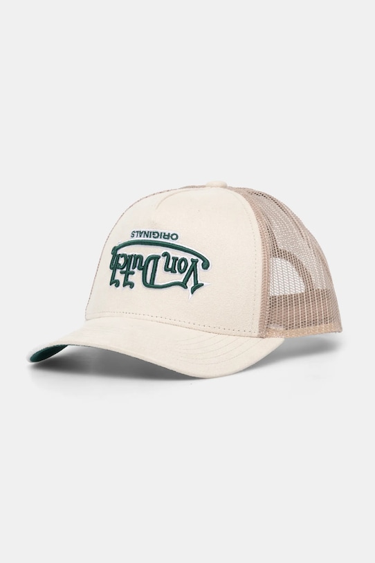 Šiltovka Von Dutch TRUCKER SOHO nášivka béžová 7030811