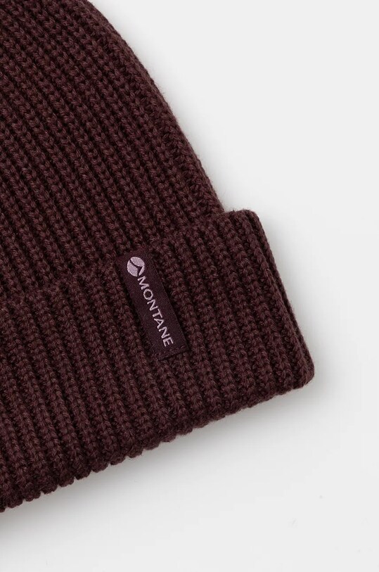 Accesorii Montane caciula din amestec de lana Brew HBRWB18 burgundia