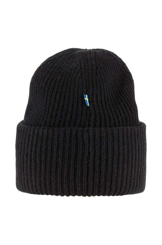 Шерстяная шапка Fjallraven Heavy Beanie F12100006.550 чёрный AW24