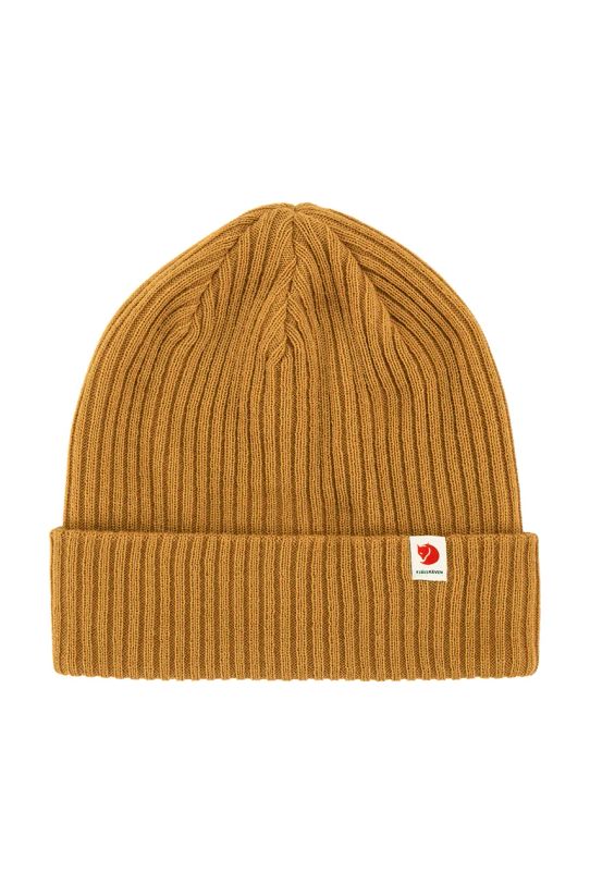 Шапка Fjallraven Rib Hat гладкий коричневый F13100184.166