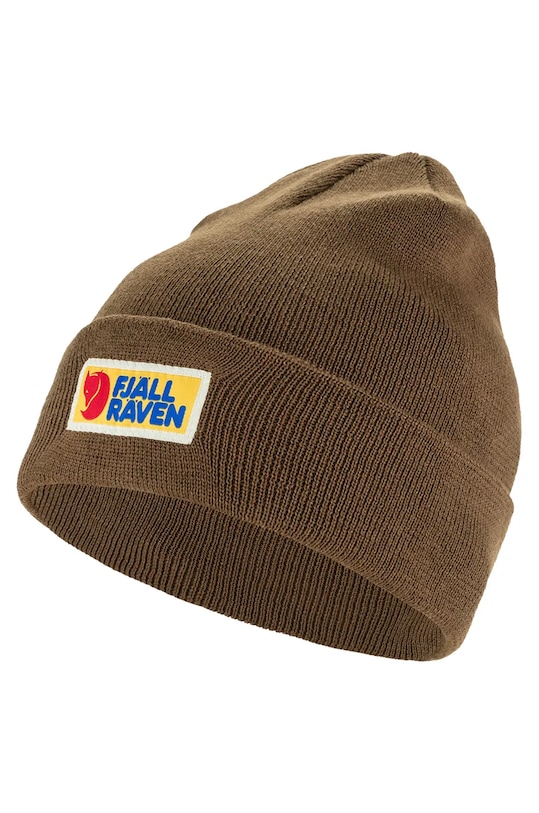 Шапка Fjallraven Vardag Classic Beanie F78141.299 коричневий AW24