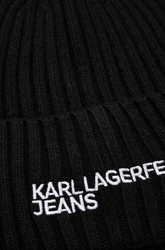 Karl Lagerfeld Jeans caciula din amestec de lana 245D3405 negru AW24