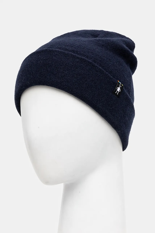 Akcesoria Smartwool czapka Boiled Wool SW018123 granatowy