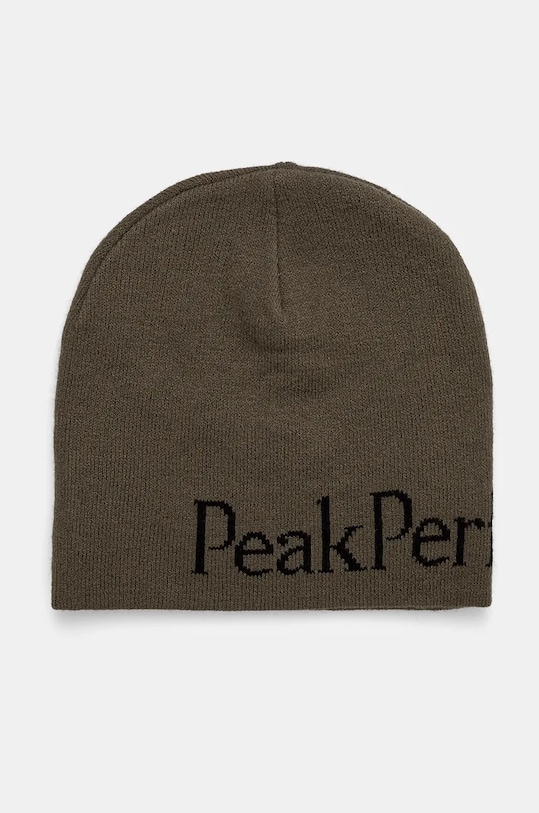 Peak Performance caciula cu modele verde G79781