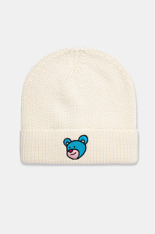 Vlnená čiapka Inbetweeners vlna béžová F4TWUAHT004