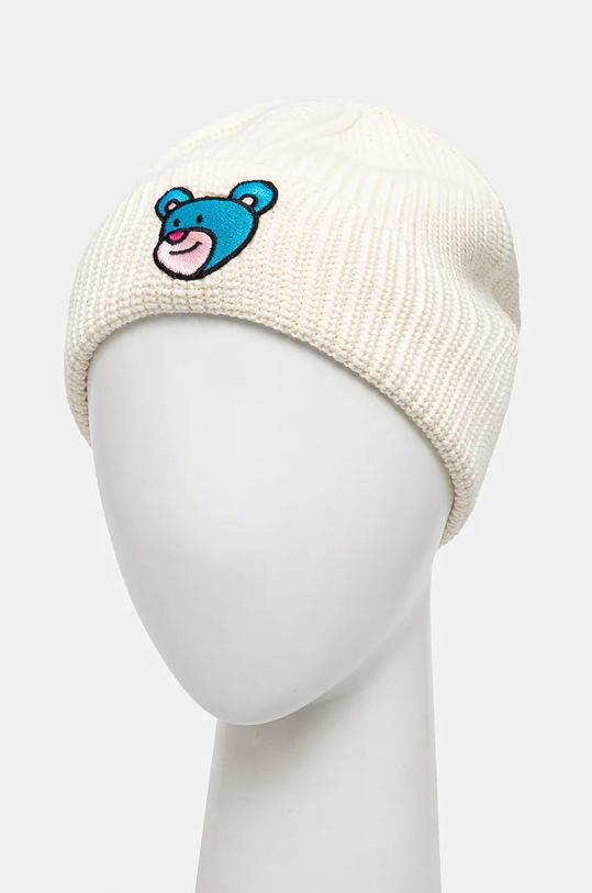 Vlnená čiapka Inbetweeners F4TWUAHT004 béžová AW24