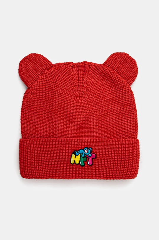 Inbetweeners caciula de lana imprimeu rosu F4TWUAHT005