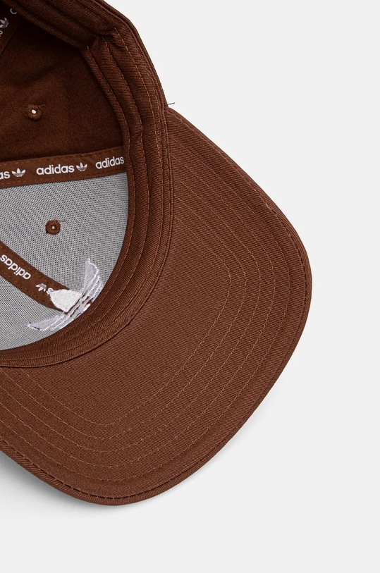 adidas Originals șapcă de baseball din bumbac maro IX7572