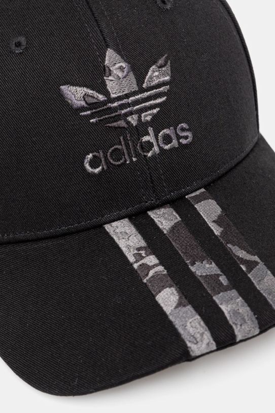 adidas Originals czapka z daszkiem bawełniana IY1545 czarny AW24