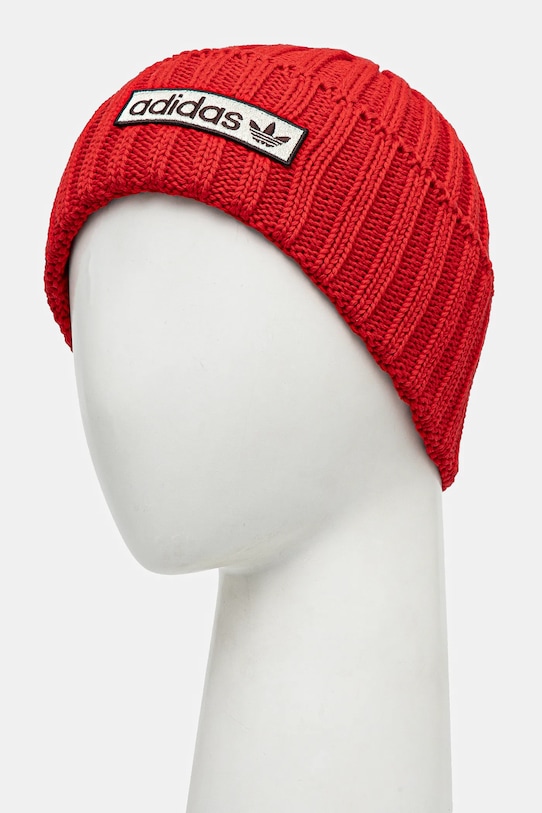 Pamučna kapa adidas Originals IY4620 crvena AW24