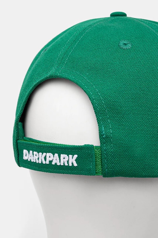 DARKPARK șapcă de baseball din bumbac Logo Embroidered verde UHT01.AFA02.6001