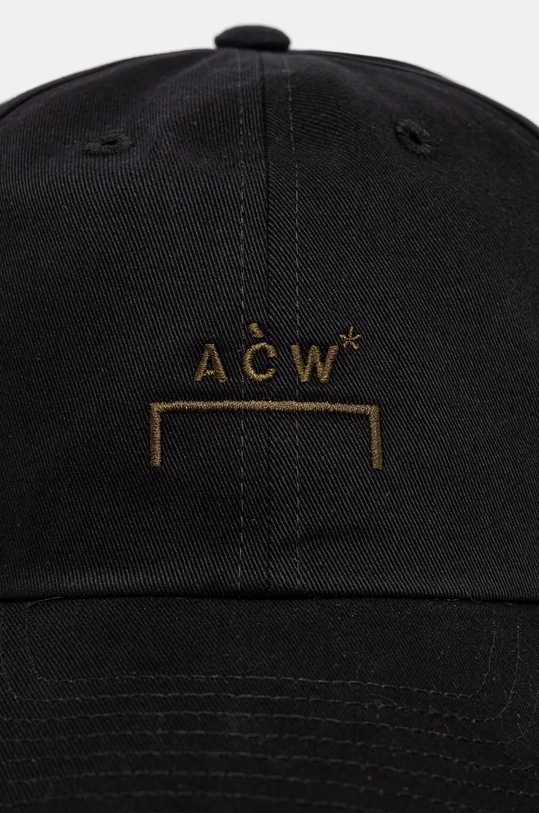 A-COLD-WALL* czapka z daszkiem bawełniana Core ACWUA210 czarny AW24