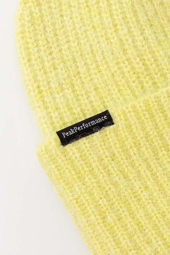 Akcesoria Peak Performance czapka z dodatkiem wełny Woolblend Hat G80628 zielony