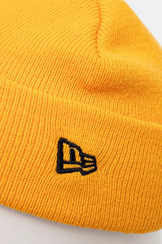 Шапка с примесью шерсти New Era SHORT CUFF KNIT 60565446 оранжевый AW24