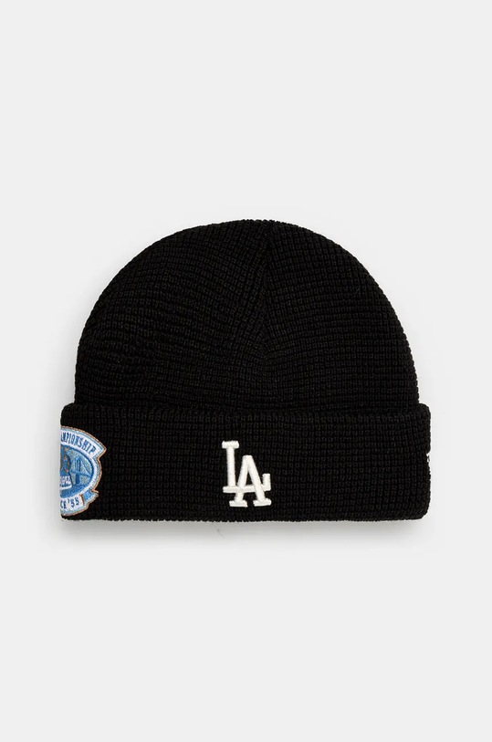 Σκούφος New Era SHORT CUFF BEANIE LOS ANGELES DODGERS απλικέ μαύρο 60565433