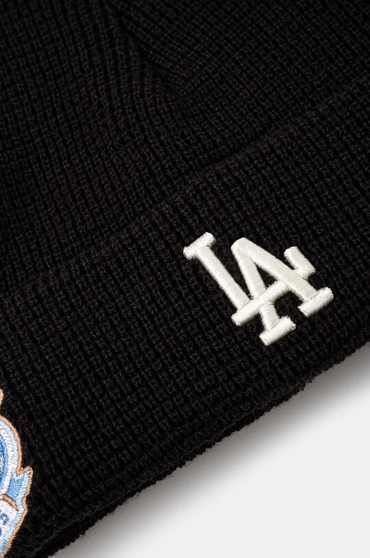Čiapka New Era SHORT CUFF BEANIE LOS ANGELES DODGERS 60565433 čierna AW24