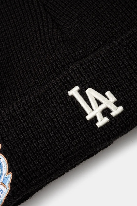 Σκούφος New Era SHORT CUFF BEANIE LOS ANGELES DODGERS 60565433 μαύρο AW24