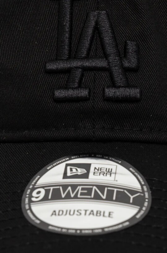 New Era berretto da baseball in cotone LEAGUE ESSENTIAL 9TWENTY® LOS ANGELES DODGERS nero 60471467