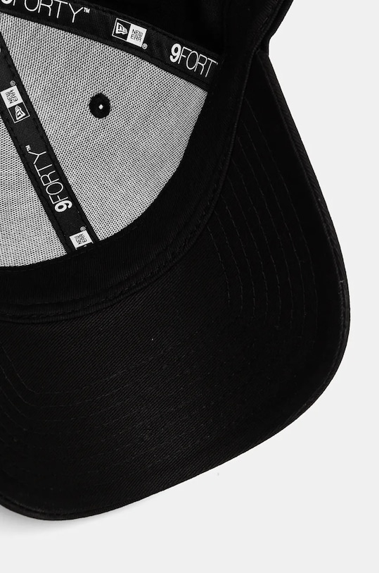 New Era czapka z daszkiem bawełniana LEAGUE ESSENTIAL 9TWENTY® LOS ANGELES LAKERS 60471482 czarny AW24