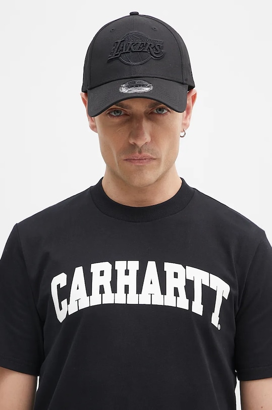 New Era czapka z daszkiem bawełniana LEAGUE ESSENTIAL 9TWENTY® LOS ANGELES LAKERS 60471482