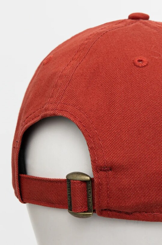 Бавовняна бейсболка New Era PIN 9FORTY® 60565471 червоний AW24