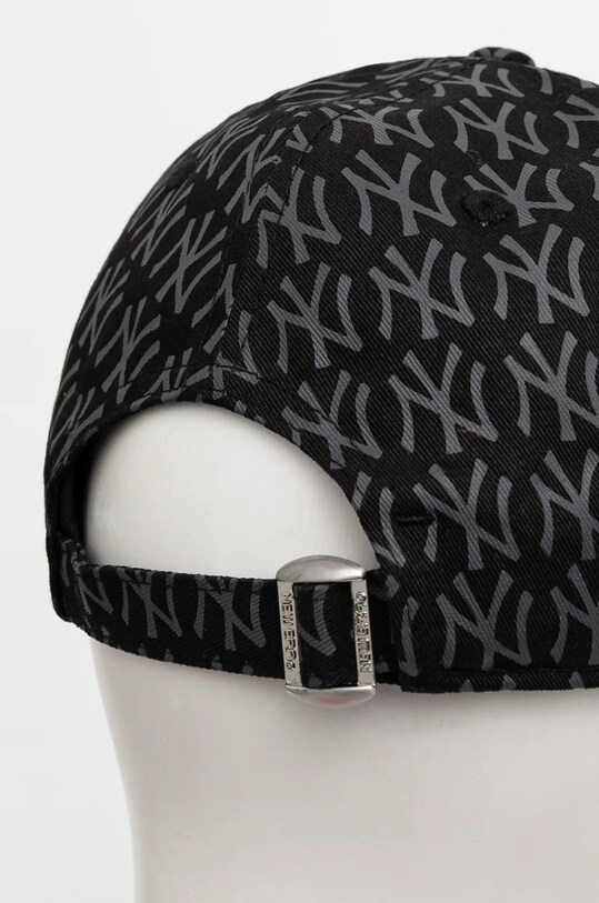 Accesorii New Era șapcă de baseball din bumbac TEAM MONOGRAM 9FORTY® NEW YORK YANKEES 60565357 negru