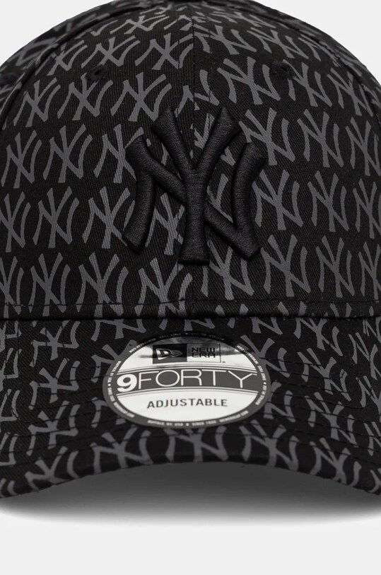 New Era șapcă de baseball din bumbac TEAM MONOGRAM 9FORTY® NEW YORK YANKEES negru 60565357