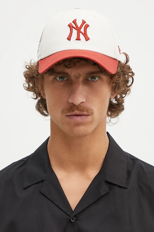 New Era cotton baseball cap WORLD SERIES 9FORTY® NEW YORK YANKEES 60565352 red
