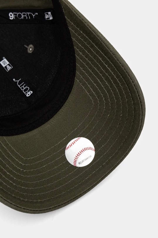 Akcesoria New Era czapka z daszkiem bawełniana WASHED 9FORTY® NEW YORK YANKEES 60565336 zielony