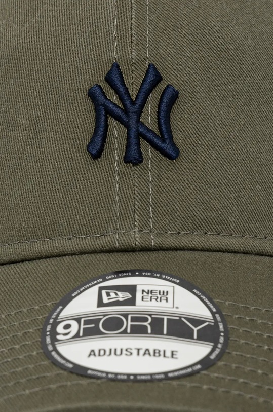 New Era czapka z daszkiem bawełniana WASHED 9FORTY® NEW YORK YANKEES zielony 60565336