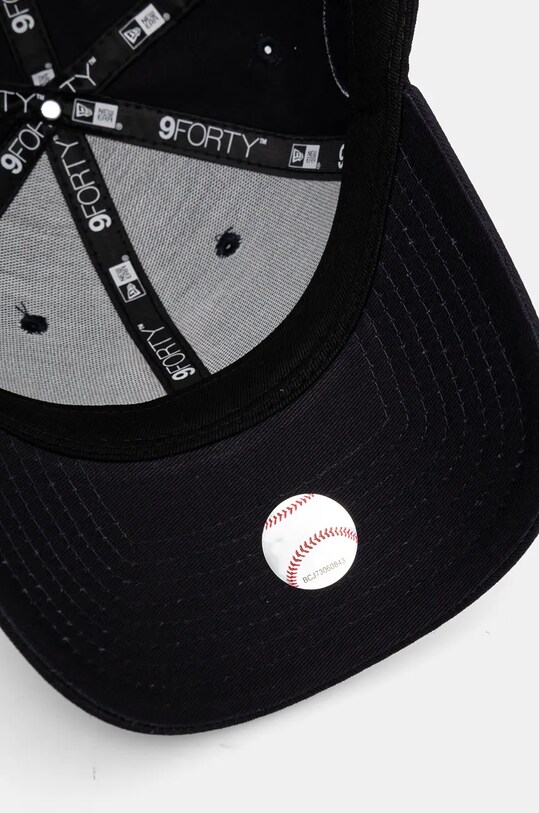 Akcesoria New Era czapka z daszkiem bawełniana MLB SIDE PATCH 9FORTY® BOSTON RED SOX 60509701 granatowy