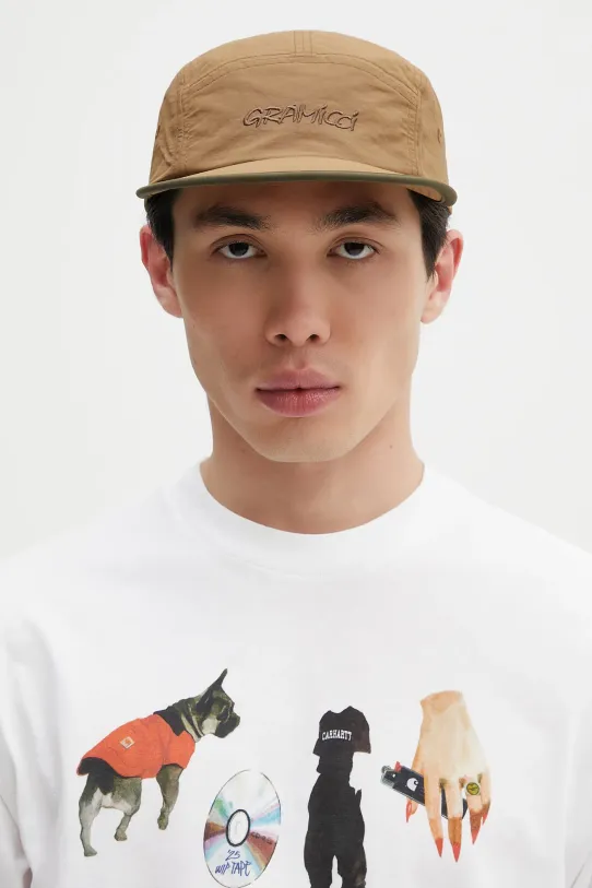 Kapa sa šiltom Gramicci Nylon Gramicci Cap G4FA.072 zelena