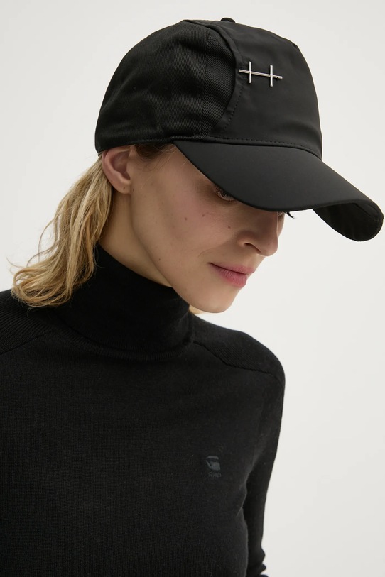 Akcesoria Heliot Emil czapka z daszkiem AW24.16.110.BLK01 czarny