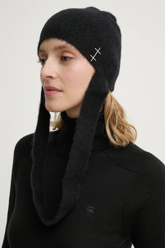 Čiapka Heliot Emil AW24.16.111.BLK01 čierna