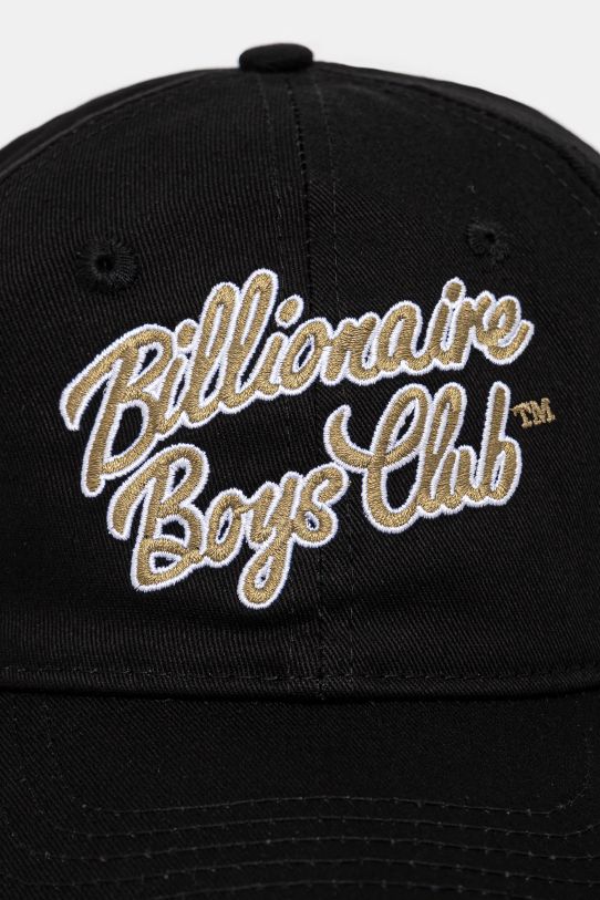 Billionaire Boys Club șapcă de baseball din bumbac Script Logo Dad Cap B24472 negru AW24