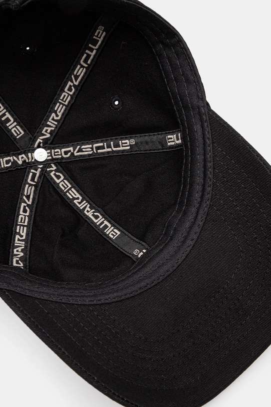 Бавовняна бейсболка Billionaire Boys Club Script Logo Dad Cap чорний B24472