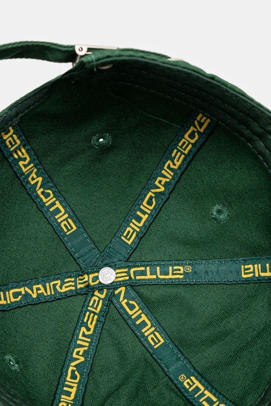 Бавовняна бейсболка Billionaire Boys Club Script Logo Dad Cap сірий B24472